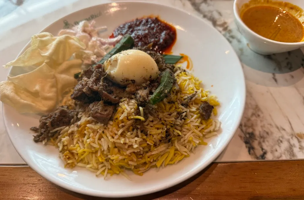 PappaRich Changi Airport Terminal 2 — Airport food that is actually worth the trip: the briyani at PappaRich T2
